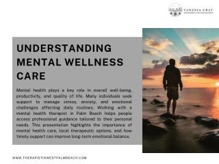 Mental Health Therapist in Palm Beach | Therapist in West Palm Beach