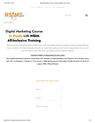 Digital Marketing Course in Noida – Learn Practical SEO, Ads & Social Media
