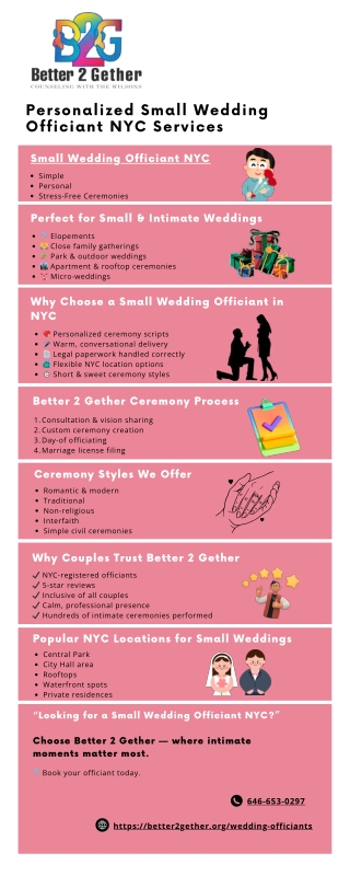 Small Wedding Officiant NYC