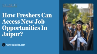 How Freshers Can Access New Job Opportunities In Jaipur
