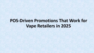 POS Driven Promotions That Work for Vape Retailers in 2025