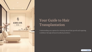 Your Guide to Hair Transplantation: Procedures, Recovery & Results