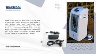 Transcool for Human Outdoor Comfort Perfect for Travel & Adventure