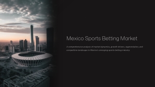 Mexico Sports Betting Market Size, Share, Industry Trends & Forecast 2026-2034
