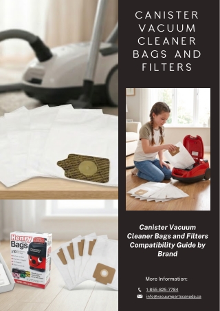 Complete Overview of Canister Vacuum Cleaner Bags and Filters