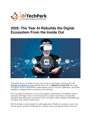 Digital Ecosystem 2026 The Evolution From Automation to Agentic Intelligence