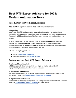 Best MT5 Expert Advisors for 2025_ Modern Automation Tools