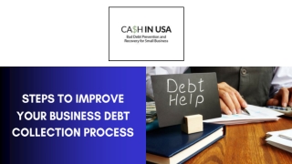 Steps to Improve Your Business Debt Collection Process