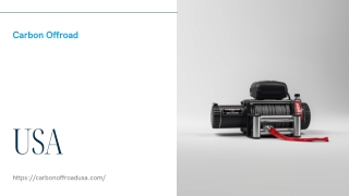 Premium Winch Made in USA Heavy-Duty Offroad Recovery Gear | Carbon Offroad USA