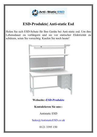 ESD-Produkte  Anti-static Esd
