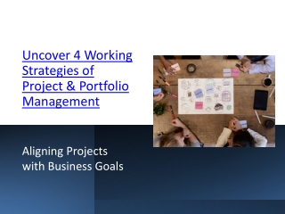 Uncover 4 Working Strategies of Project & Portfolio Management