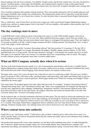 From Zero to Page One: Real Results with a Search Engine Optimization Company