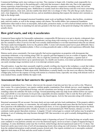 Commercial Foundation Stabilization: Examinations, Styles, as well as Permits