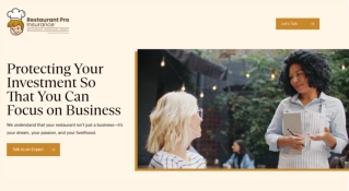 Reliable General Liability Insurance for Restaurant