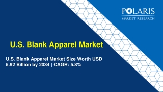 U.S. Blank Apparel Market