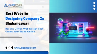 Best Website Designing Company In Bhubaneswar
