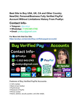 Top 02 Sites Advertising Verified PayPal Accounts in 2026
