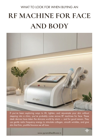 Modern RF Machine for Face for Clinics, Spas, and Beauty Centers