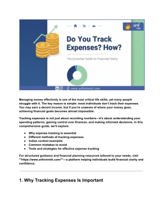 Do You Track Expenses_ How_ A Complete Guide to Managing Your Money