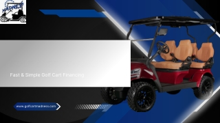 Golf Cart Financing