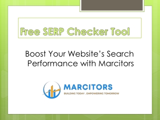Free SERP Checker Tool by Marcitors | Track Your SEO Rankings Easily