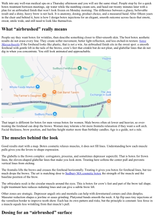 Botox Smooth Results: Techniques for an Airbrushed Finish