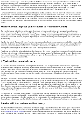 Top-Rated Home Painters Near Me: Ypsilanti MI Overview