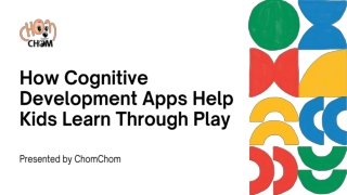 How Cognitive Development Apps Help Kids Learn Through Play