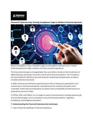 Closing Compliance Gaps in Financial Risk Management