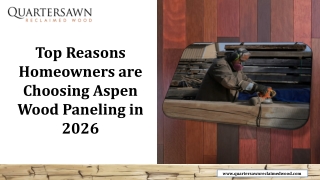Aspen Wood Paneling