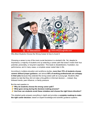 Why Most Students Choose the Wrong Career & How to Avoid It