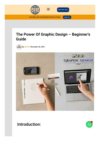 Strategic Graphic Design Certification - Maverick Digital Marketing Academy