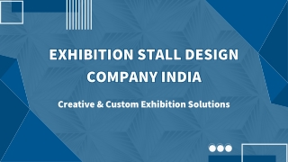 Exhibition Stall Design Company India - Creative & Custom Exhibition Solutions