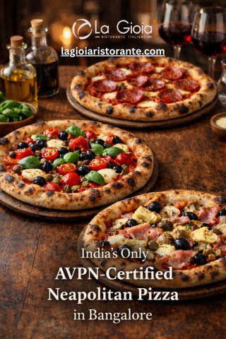 India’s Only AVPN-Certified Neapolitan Pizza Experience in Bangalore