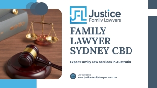 Family Lawyer Sydney CBD - Justice Family Lawyers