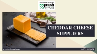 CHEDDAR CHEESE SUPPLIERS