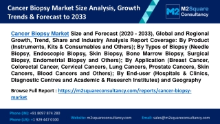 Cancer Biopsy Market Size Analysis, Growth Trends & Forecast to 2033