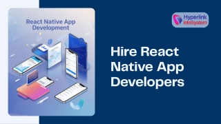 Hire React Native App Developers
