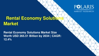 Rental Economy Solutions Market Size, Sharing Economy Trends & Growth Outlook