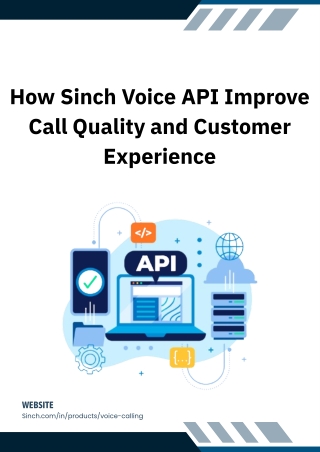 How Sinch Voice API Improve Call Quality and Customer Experience