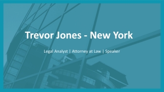 Trevor Jones - New York - A Persuasion-Driven Speaker