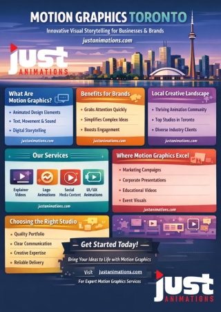Motion Graphics Toronto - justanimations.com