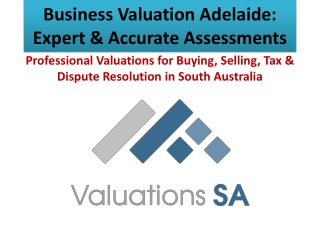 Business Valuation Adelaide - Expert Guide & Methods