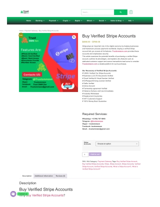 Buy Verified Stripe Accounts