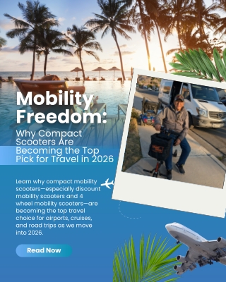 Mobility Freedom Why Compact Scooters Are Becoming the Top Pick for Travel in 2026