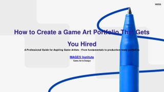 What Hiring Studios Expect From Game Art Portfolios