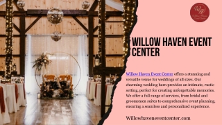 Small Wedding Venues in Ohio – Willow Haven