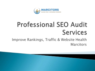 Professional SEO Audit Services to Boost Rankings | Marcitors