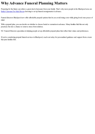 Planning an Environmentally Conscious Funeral