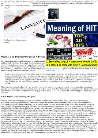 Just How Much Does An Injury Legal Representative Expense In Dallas, Tx?